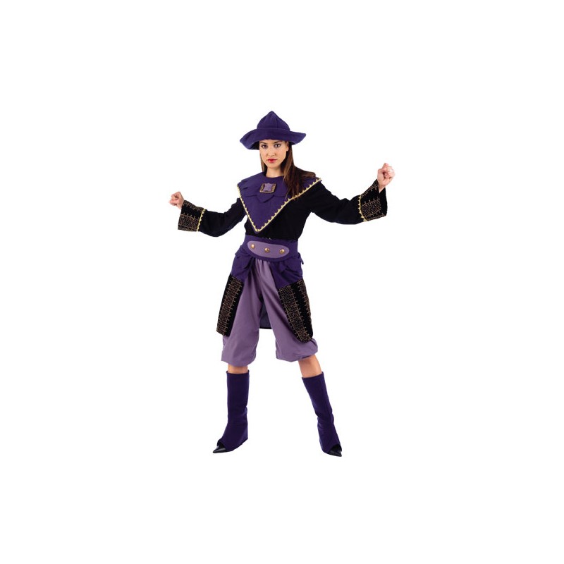 DISFRAZ ADULTO BUCANERA PIRATA ORIENTE TALLA S