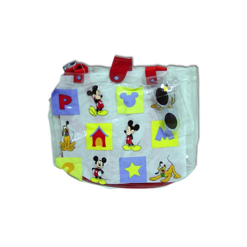 BOLSA CON GAFA MICKEY OVALADA