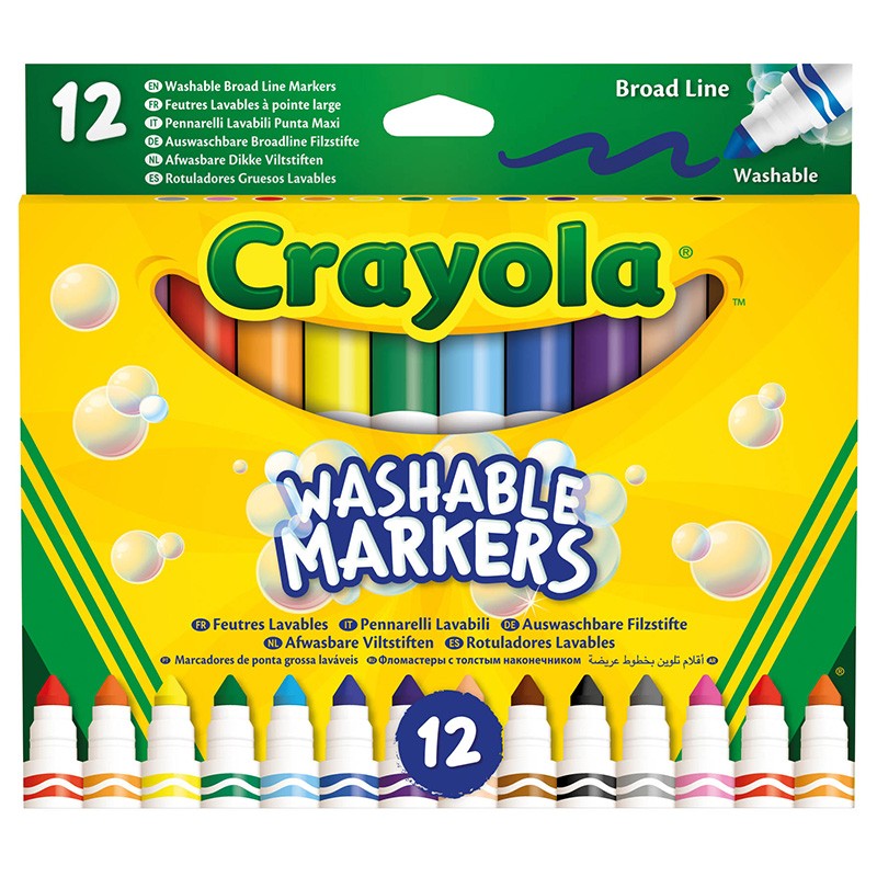 ROTULADORES 12 SUPER LAVABLES