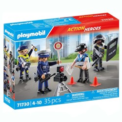 ACTION HEROES SET DE FIGURAS DE POLICIA