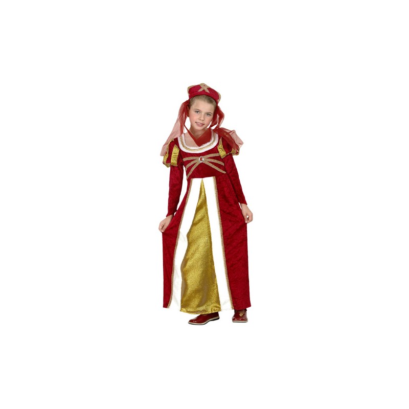 DISFRAZ INFANTIL PRINCESA MEDIEVAL TALLA 10-12