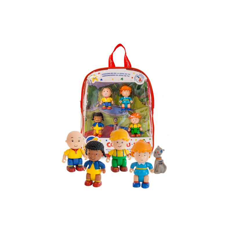 CAILLOU MINI MOCHILA + 5 FIGUR