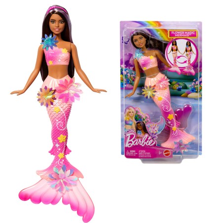BARBIE SIRENA FLORECE MORANA