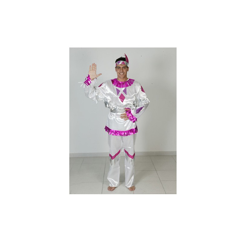 DISFRAZ ADULTO INDIO TALLA UNICA