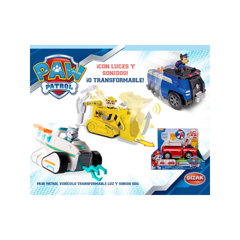 PATRULLA CANINA VEH TRANS+LUZ+