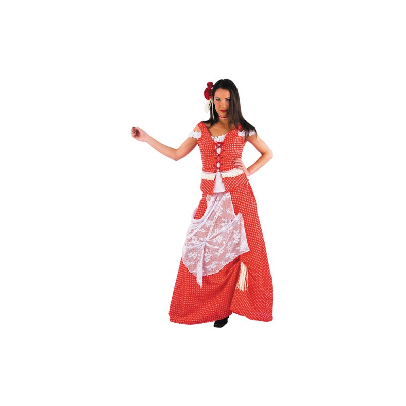 DISFRAZ ADULTO GRANJERA VERONA (TALLA S)