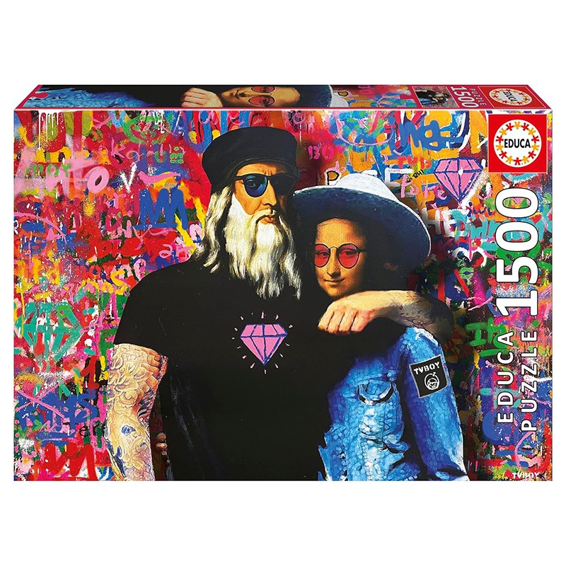 PUZZLE 1500P LEO Y LISA TV BOY