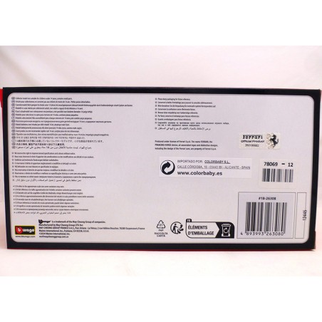 BURAGO 1:24 FERRARI RACING 458