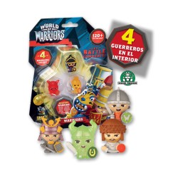 WORLD WARRIORS BLISTER 4 FIGUR