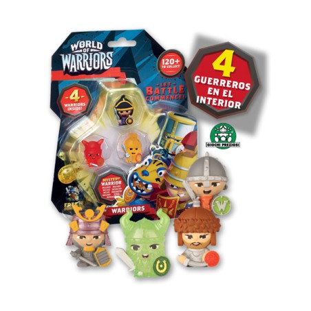 WORLD WARRIORS BLISTER 4 FIGUR