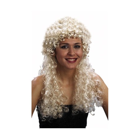 PELUCA EPOCA RIZOS RUBIA