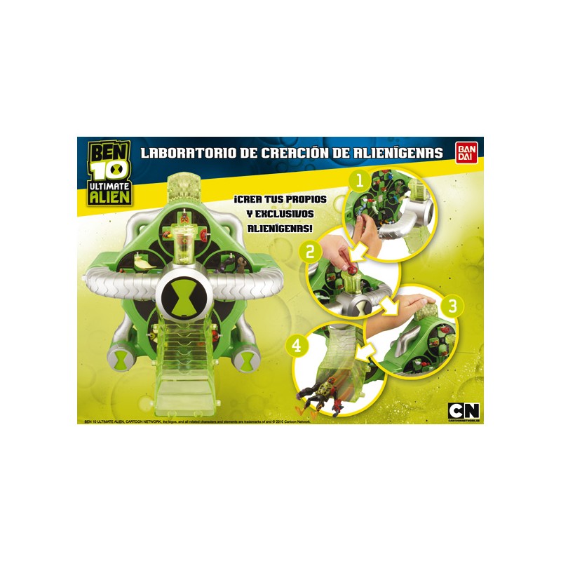 BEN10 LAB CREACION ALIENIGENAS