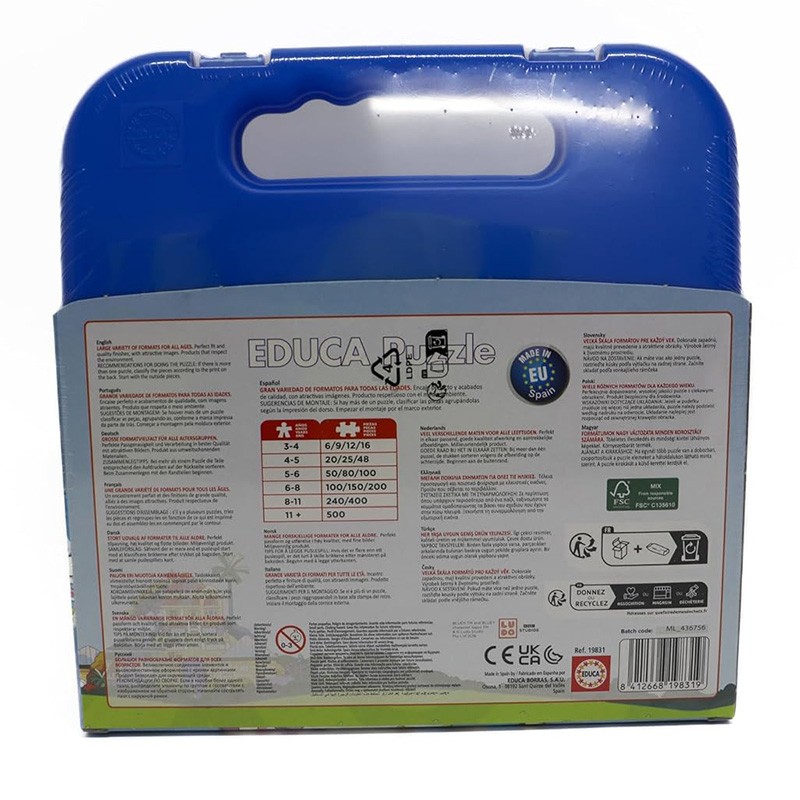 PUZZLE MALETA 2x48P BLUEY