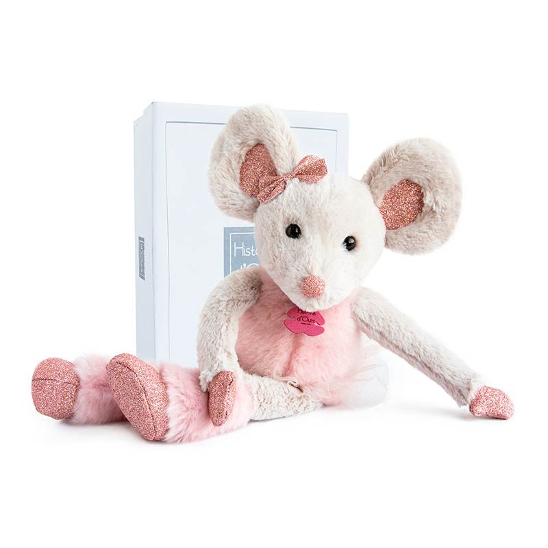 DOUDOU RATON PELUCHE 37 cm