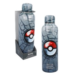 BOTELLA POKEMON TERMO ACERO