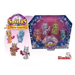 SAFIRAS III SET 4 FIG.GLITTER