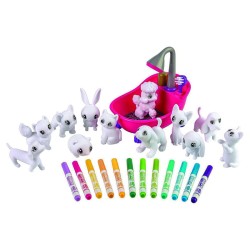 WASHIMALS SUPER SET BAÑERA Y 12 MASCOTAS