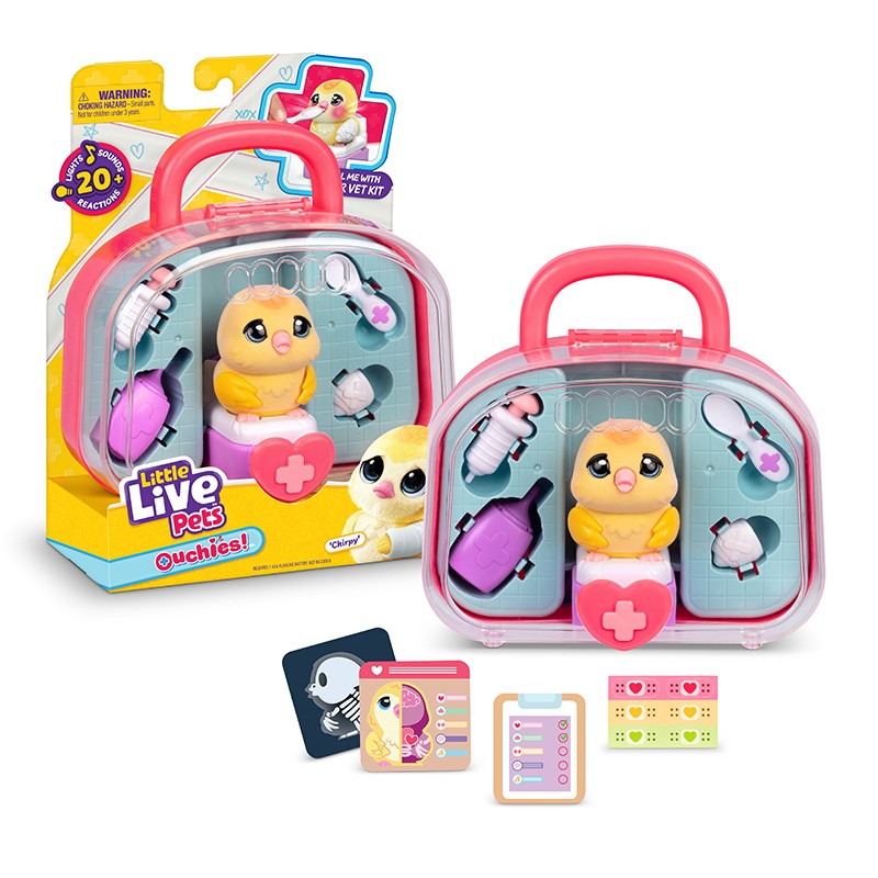 LITTLE LIVE PETS KIT VETERINARIO OUCHIES ROSA