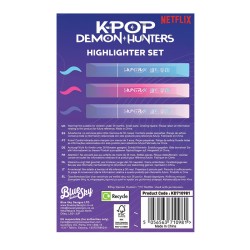 PACK 3 SUBRAYADORES K-POP DEMON HUNTERS