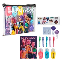 SET DE PAPELERIA EN NECESER K-POP DEMON HUNTERS