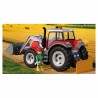 COUNTRY TRACTOR GRANDE CON PACAS DE HENO