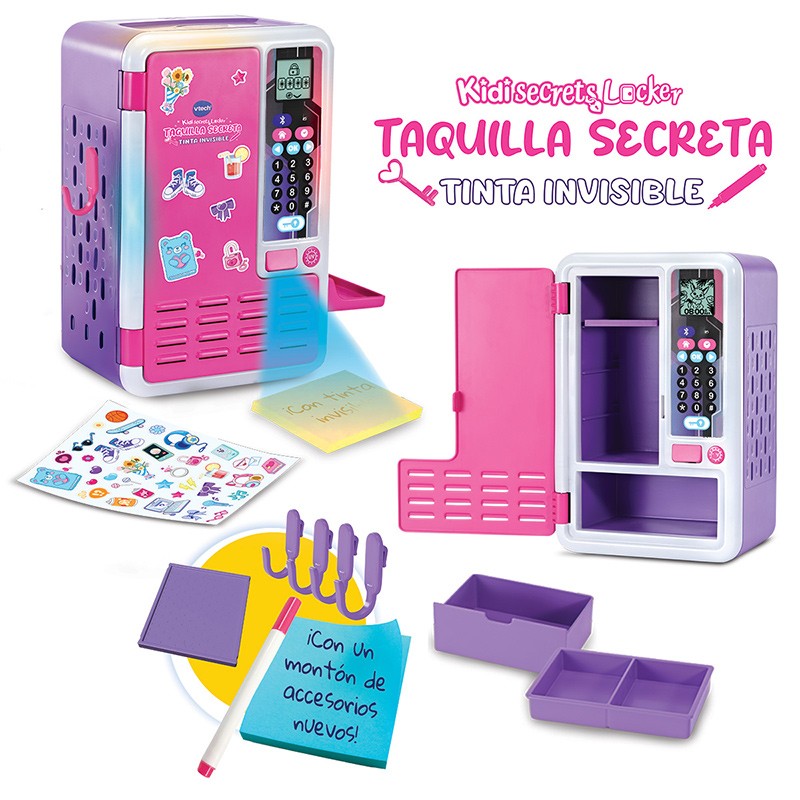 KIDISECRETS LOCKER TAQUILLA SECRETA TINTA INVISIBLE FUCSIA