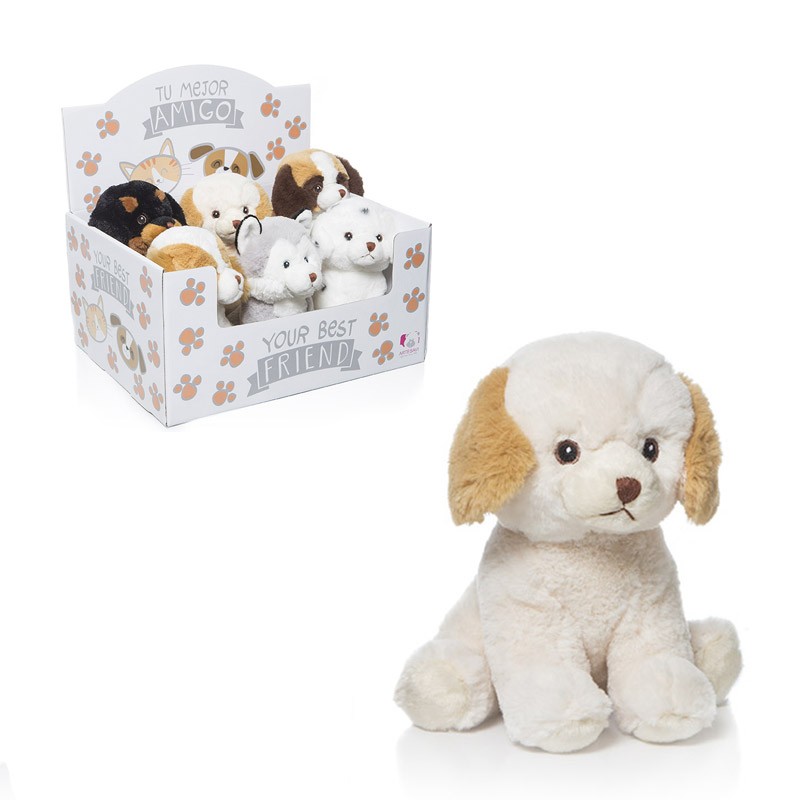 PELUCHE PERRITO LABRADOR 20 CM