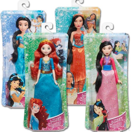 DISNEY PRINCESS MUÑECAS BRILLO