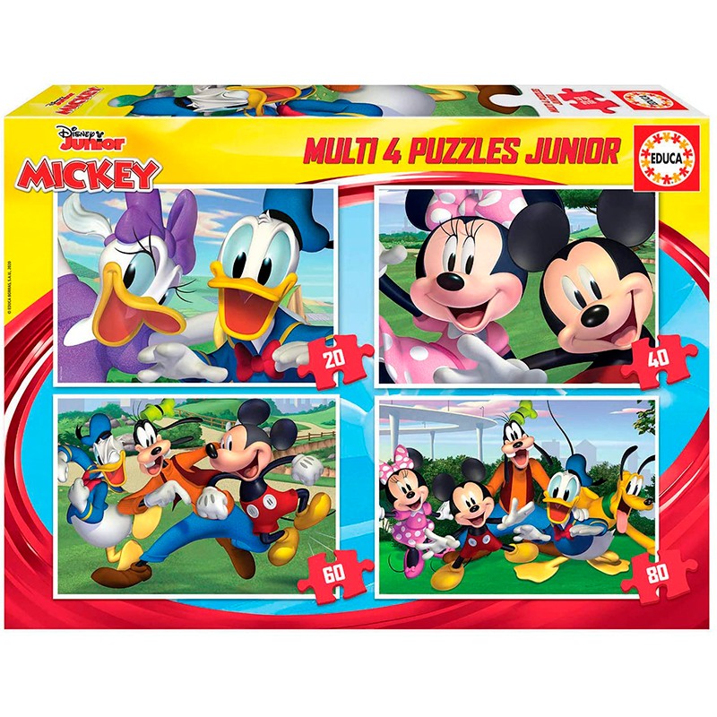 PUZZLE MULTI 4 JUNIOR MICKEY
