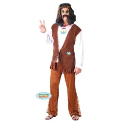 DISFRAZ HIPPIE FLOWER AD T.L
