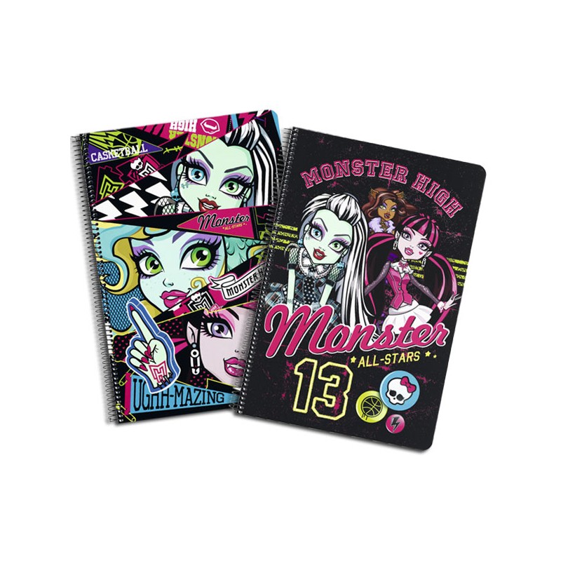 MONSTER H. LIBRETA FOLIO DURA