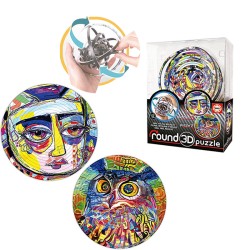 PUZZLE 3D ROUND ABSTRACT