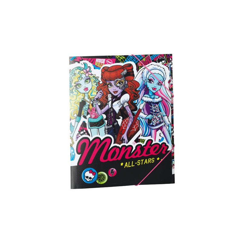MONSTER H. CARPETA A4 GOMAS