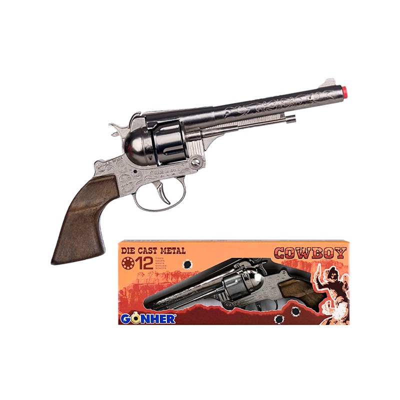 REVOLVER 12 TIROS - PLATA