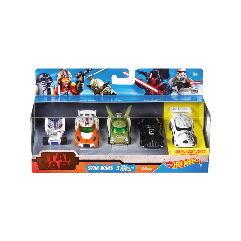 HOT WHEELS PACK DE 5 VEHICULOS