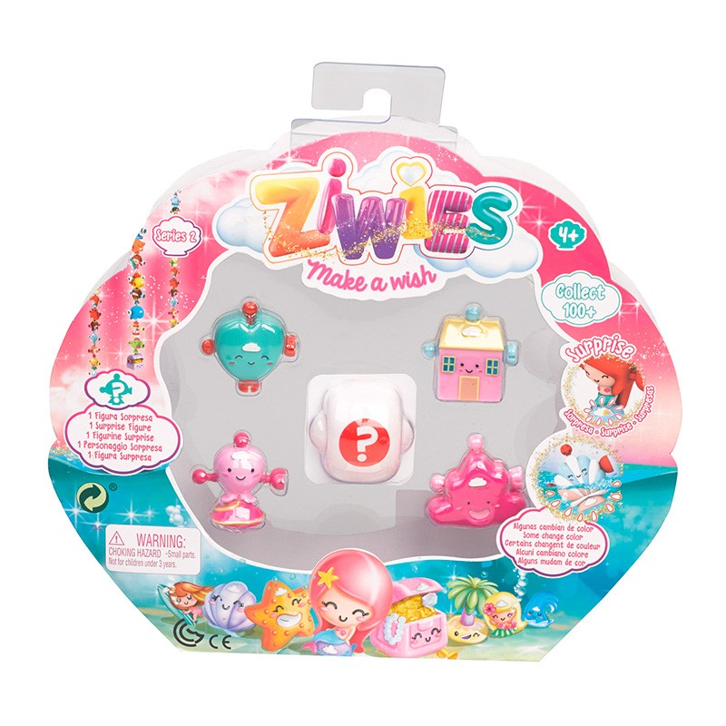 ZIWIES PACK 5 FIGURAS