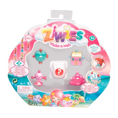 ZIWIES PACK 5 FIGURAS