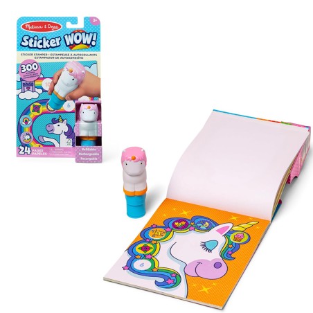 STICKER WOW UNICORNIOS