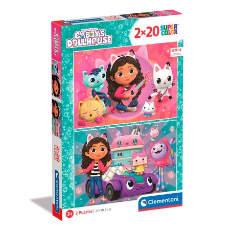 PUZZLE 2x20P LA CASA DE GABBY