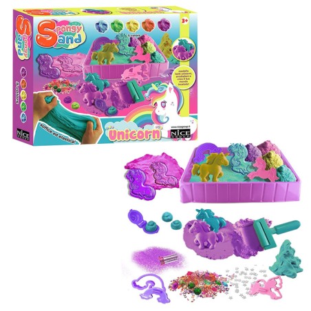 ARENA ESPONJOSA SET UNICORNIO