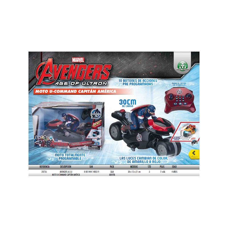 AVENGERS ULTRON MOTO U-COM CAP