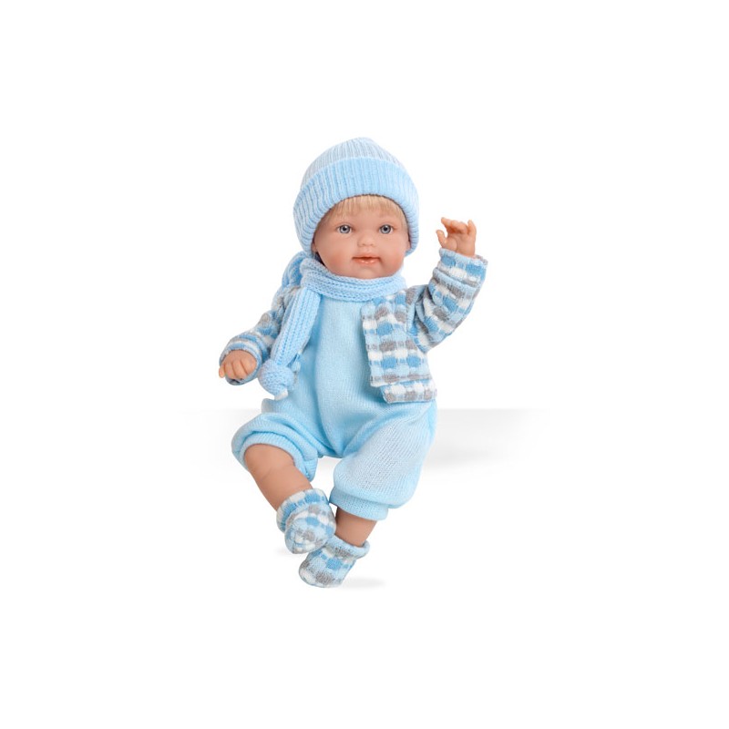 MUÑECA 33 Cm LISE AZUL MECANIS