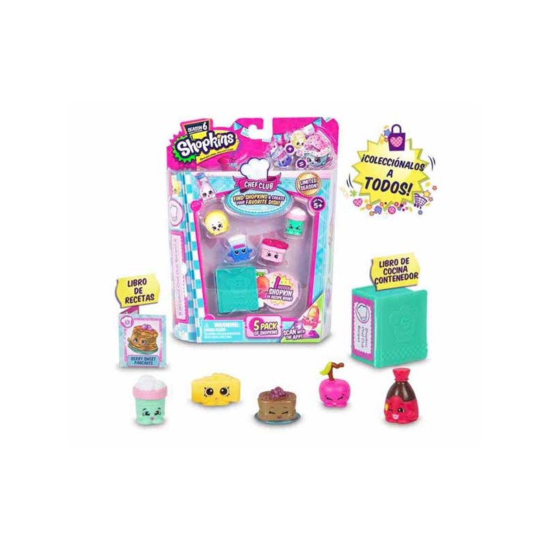 SHOPKINS S6 CC BLISTER 5 SHOPK