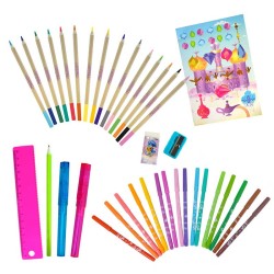 ESTUCHE 3 PISOS GLITTER SHIMME