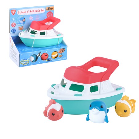 JUEGO DE BAÑO SALPICA Y NAVEGA