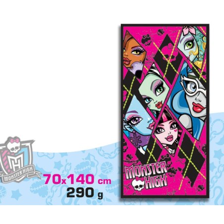TOALLA PLAYA MONSTER HIGH 70x1