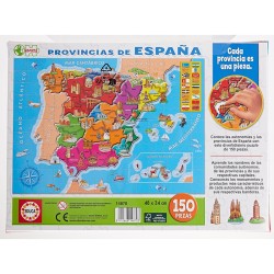 PUZZLE 150P PROVINCIAS ESPAÑA