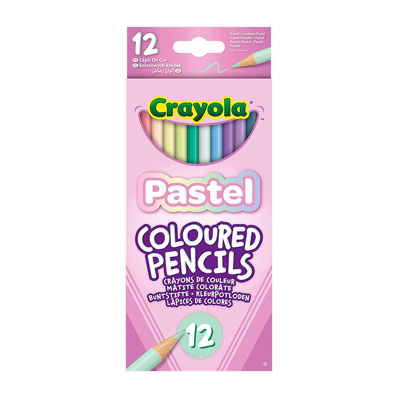 LAPICES 12 DE COLORES PASTEL