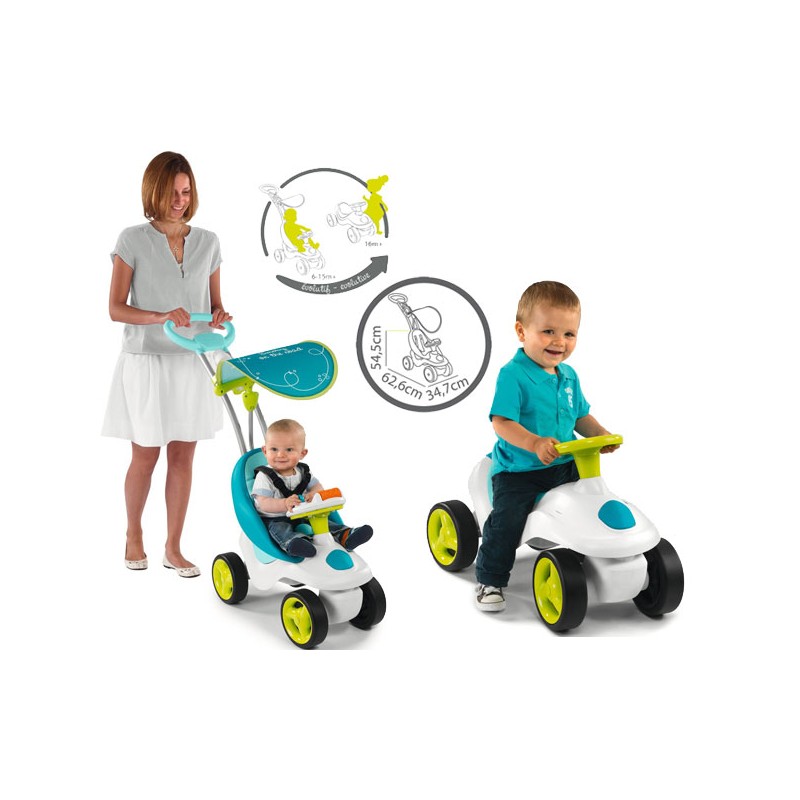 TRICICLO BUBBLE GO AZUL