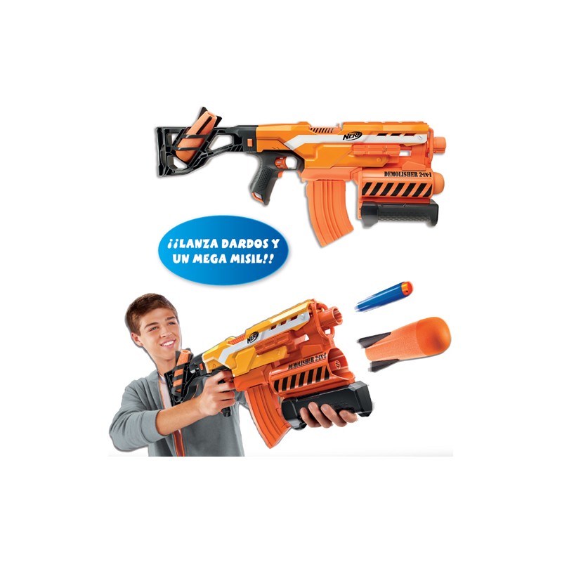 NERF ELITE DEMOLISHER 2 EN 1